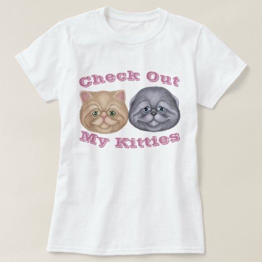 Bekijk mijn Katten T-shirt (Design voorkant)