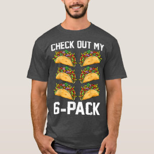 Bekijk mijn Six Pack Fitness Taco Funny Mexican G T-shirt