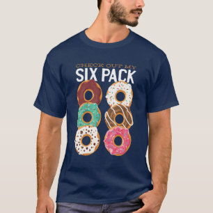 Bekijk mijn Six Pack Funny Donuts Fitness Gym T-shirt
