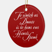 Bekijk ons Dance Keramisch Ornament (Links)