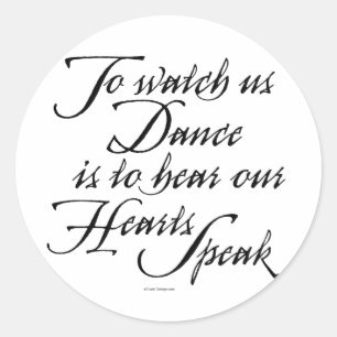 Bekijk ons Dance Ronde Sticker