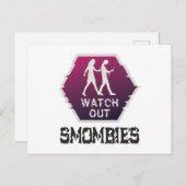 Bekijk Smombies Briefkaart (Voorkant / Achterkant)