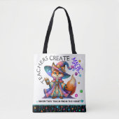 Bekijk terug - Gepersonaliseerd Teacher Canvas tas (Voorkant)