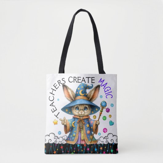 Bekijk terug - Versie 2 - Gepersonaliseerd Teacher Draagtas (Voorkant)