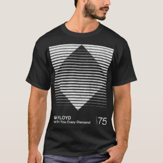 Bekijk uw gekke diamantminimalistische grafische k t-shirt