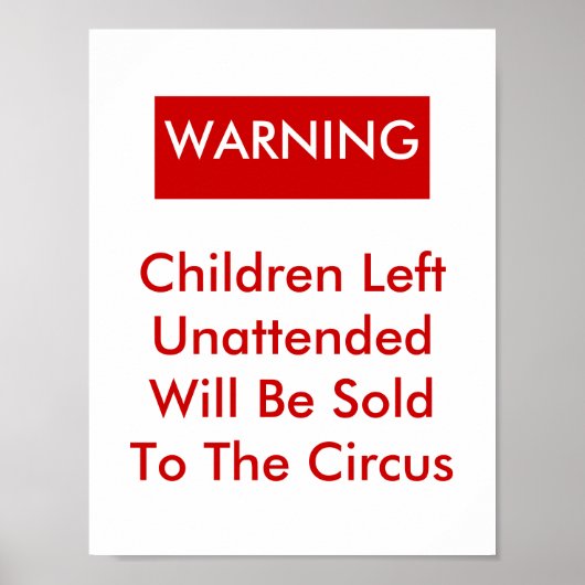 Bekijk uw kinderen poster (Voorkant)