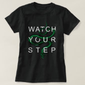 Bekijk uw stap groene slang t-shirt (Design voorkant)