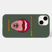 Bekijk uw tong Trendy Telefoonhoes Case-Mate iPhone Case (Achterkant (horizontaal))