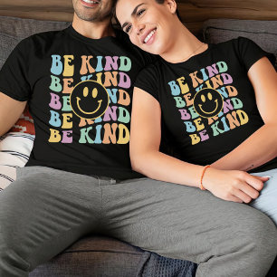 BeKind Shirt, Smile Shirt, Positief Shirt, Trendy T-shirt