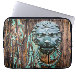 Bekken op de deur van de hemel laptop sleeve