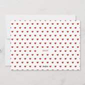 Bekleding Vrolijk kerstjaar met prettige feestfoto Feestdagenkaart (Achterkant)