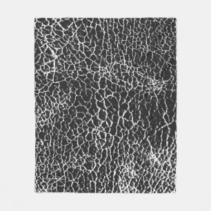 Bekledingstextuur van krokodil of slang fleece deken