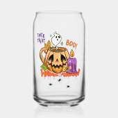 beklijvend gelukkig blikvorm glas (Voorkant)