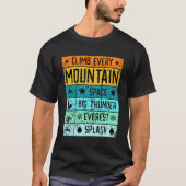 Beklim de berg Everes Splash Mountain Space Mounta T-shirt (Voorkant)