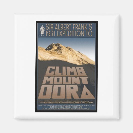 Beklim Mount Dora magneet (Voorkant)