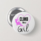 Beklimmen als een gipsklimmer ronde button 5,7 cm (Voorkant /achterkant)