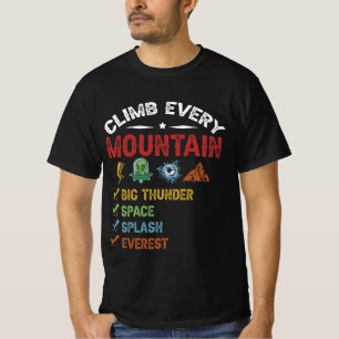 Beklimmen van elke bergen Big Thunder Space Splash T-shirt