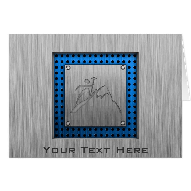 Beklimming van geborsteld metaal (Voorkant Horizontaal)