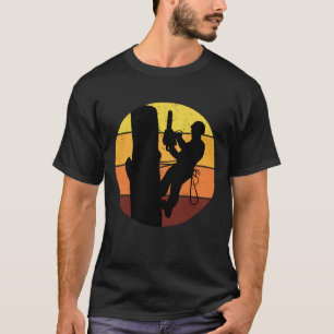 Beklimming Vintage retrocessie T-shirt