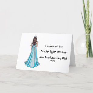 Bekroonde Koningin Pageant briefkaarten