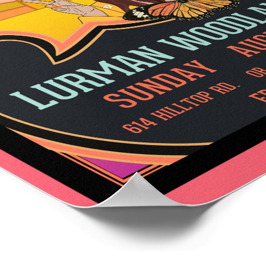 Bekroonde Technicolor Lurman 2023 Poster (Hoek)