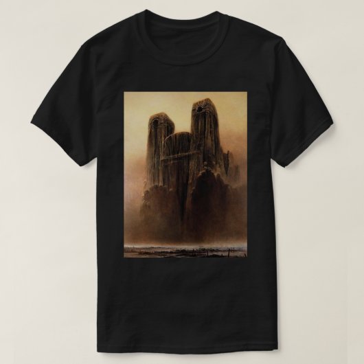 Beksinski Art Prints T-shirt (Design voorkant)