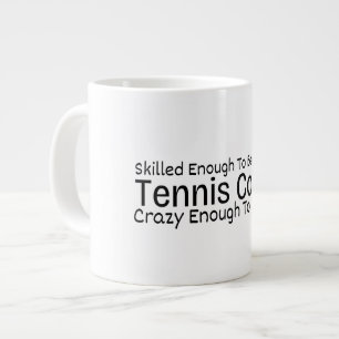 Bekwaam Genoeg Om Tenniscoach Te Worden Krachten Extra Grote Beker