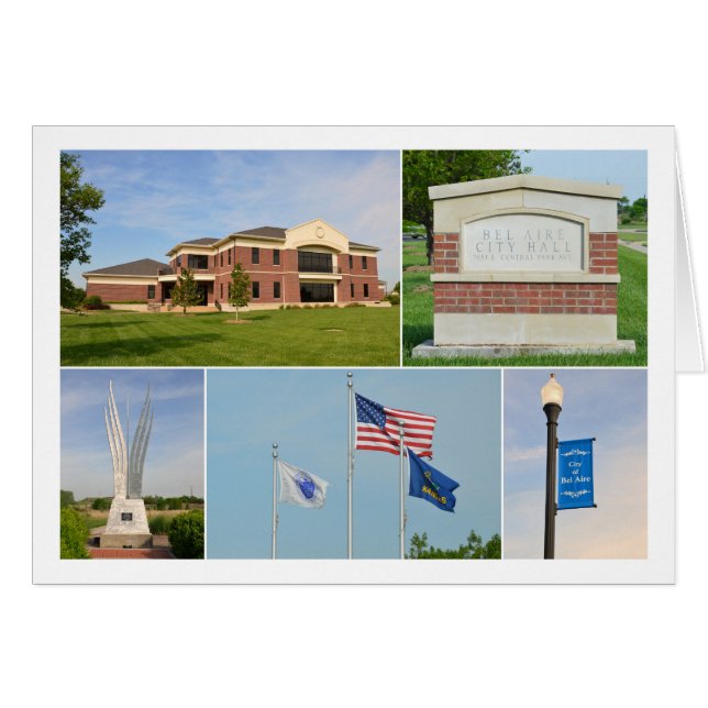 Bel Aire, Kansas, City Hall (Voorkant Horizontaal)