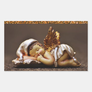 Bel autocollant d'ange de sommeil