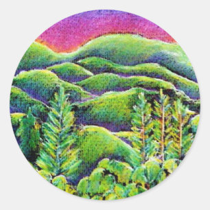 Bel autocollant de mandala de la terre