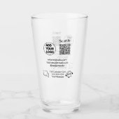 Bel de klantenservice tekst whatsapp Q R code busi Glas (Voorkant)