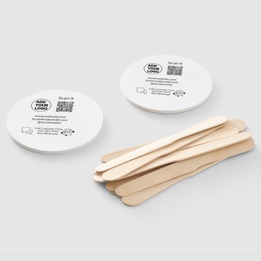 Bel de klantenservice tekst whatsapp Q R code busi Handwaaier (Niet-gemonteerd)