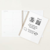 Bel de klantenservice tekst whatsapp Q R code busi Planner (Display)