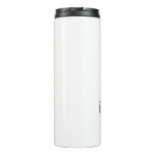 Bel de klantenservice tekst whatsapp Q R code busi Thermosbeker (Achterkant)