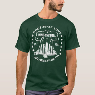 Bel de Liberty Bell Philadelphia Broederlijk  T-shirt