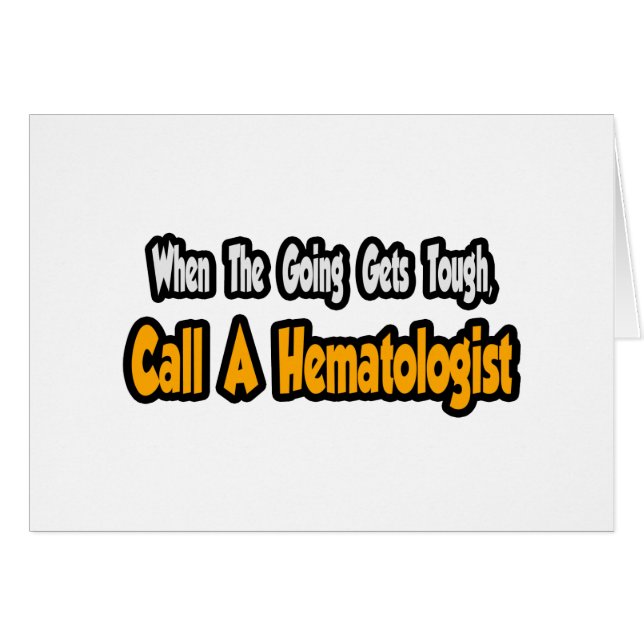 Bel een hematoloog (Voorkant Horizontaal)