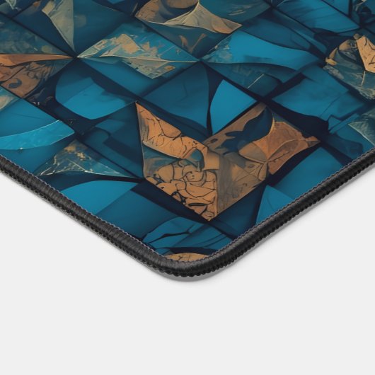 Bel effet patchwork en sarcelle foncée (Coin)