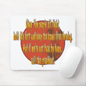 Bel het president. muismat (Met muis)