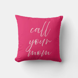 Bel je Moeder Kussen Preppy Roze Studentenhuis Sla