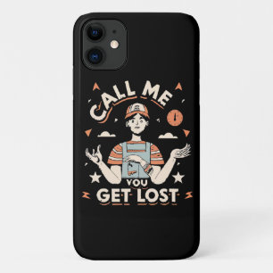 bel me als je verdwaald bent iPhone 11 hoesje