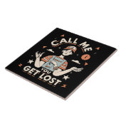 bel me als je verdwaalt tegeltje (Zijkant)