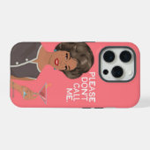 Bel me alsjeblieft niet. iPhone hoesje (Achterkant horizontaal)