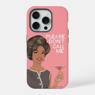Bel me alsjeblieft niet. iPhone 15 pro hoesje
