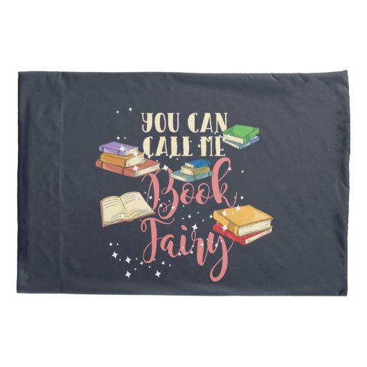 Bel me Fairy Avid Reader Kussensloop (Achterkant-Links)