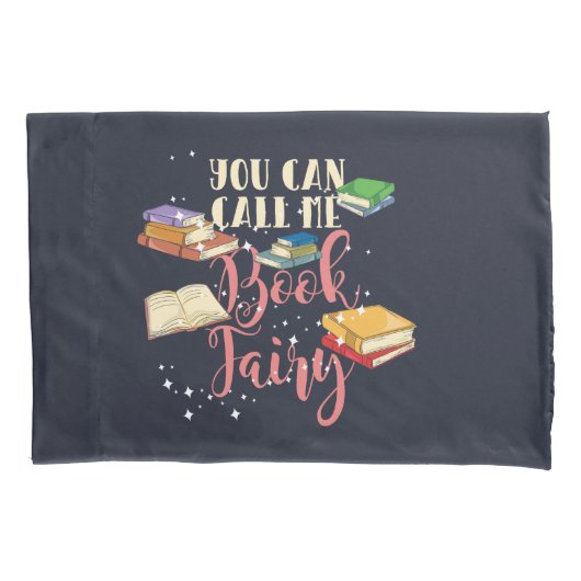Bel me Fairy Avid Reader Kussensloop (Voorkant-Links)