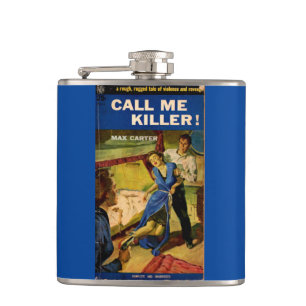 Bel me Killer pulp ficcover Heupfles