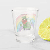 Bel me Lucky Irish Gnome St Patricks Day Shot Glas (Achterkant)