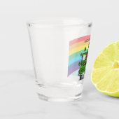 Bel me Lucky Irish Gnome St Patricks Day Shot Glas (Links)