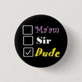 Bel me Man Button (Voorkant)