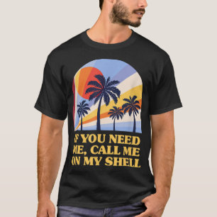 Bel me op mijn Shell Friends Beach Buddy Ocean T-shirt